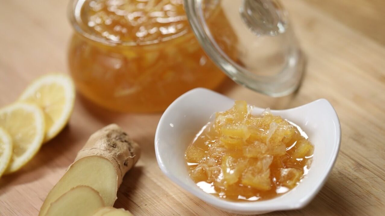 Verbessert die Immunität und Erektion eines Mannes köstliche Ingwer-Zitronen-Marmelade