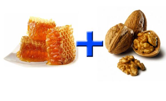Honig und Nüsse sind gesunde Lebensmittel, die die männliche Potenz stimulieren